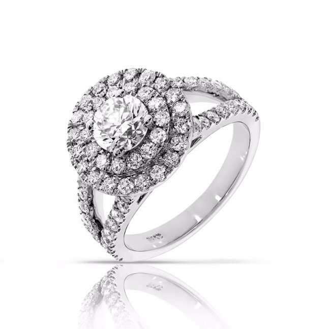 טבעת אירוסין אליזבת במשקל 1.65 קראט יהלומים