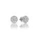 עגילי יהלומים במשקל 0.65 ct - 