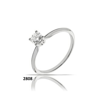 טבעת אירוסין במשקל 0.30 קראט יהלומים